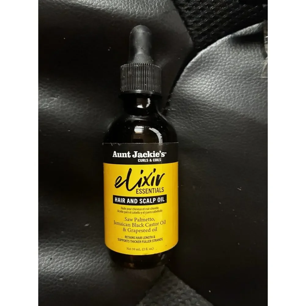 2 Pack Aunt Jackie's Curls & Coils Elixir Essentials Hair and Scalp Oil